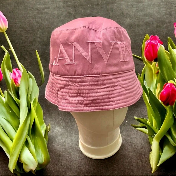 Lanvin Unisex Monogram Bucket Hat NWT New LANVIN Monogram Bucket Hat - One Size -Retail $520.00 | eBay main image 4